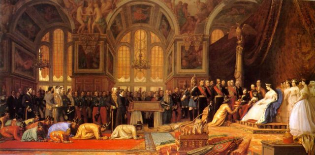 Наполеон III принимает сиамских послов 27 июня 1861 года, Жан-Леон Жером, 1864...